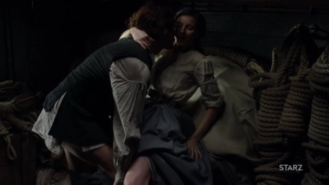 Caitriona Balfe - Erotic Scenes in Outlander s03e09 (2017)