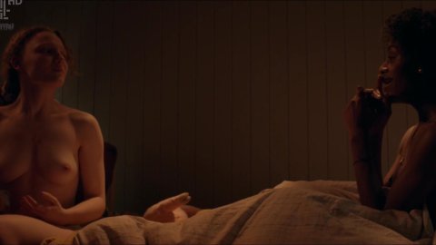 Simona Brown, Tallulah Haddon - Erotic Scenes in Kiss Me First s01e02 (2018)