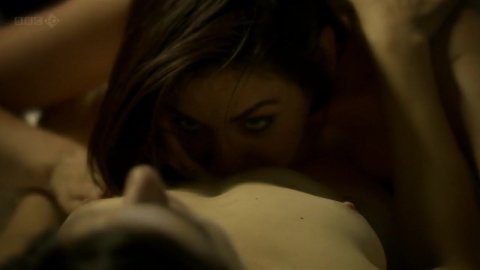 Natasha OKeeffe, Neve McIntosh - Erotic Scenes in Lip Service s02e06 (2012)