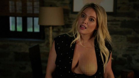 Hilary Duff - Erotic Scenes in Younger s04e03 (2017)