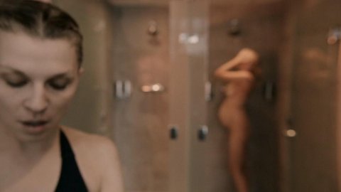 Laura Birn, Clemence Poesy - Erotic Scenes in The Ones Below (2015)