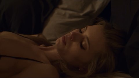 Abbey Lee, Simone Kessell - Erotic Scenes in Outlaws (2017)