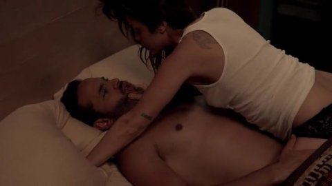 Vanessa Ferlito - Erotic Scenes in Graceland s02e08 (2014)