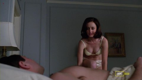 Alexis Bledel - Erotic Scenes in Mad Men s05e13 (2012)