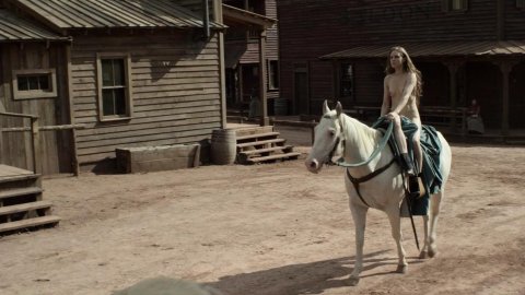 Christiane Seidel - Erotic Scenes in Godless s01е03 (2017)